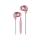 Słuchawki bezprzewodowe Audeeo Metallic Wired Earphones 2 (różowe złoto)